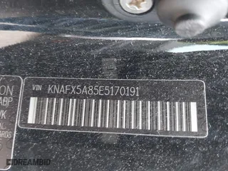 2014 Kia Forte 5-Door EX with VIN KNAFX5A85E5170191, listed as a IAAI auction lot 41883083 with 155,889 mi miles. Bid and sale history available at carsss.com. Image 9.