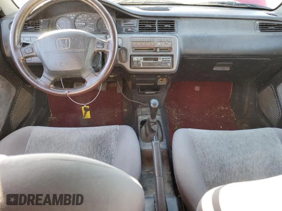 1993 Honda Civic CX with VIN 2HGEH2355PH542980, listed as a Copart auction lot 76941494 with 203,173 mi miles and Salvage Title. Bid and sale history available at DreamBid. Image 8.