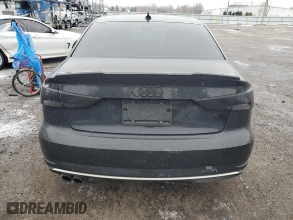 2017 Audi A3 Sedan Premium with VIN WAUAUGFFXH1056575, listed as a Copart auction lot 38996434 with 106,952 mi miles. Bid and sale history available at carsss.com. Image 6.