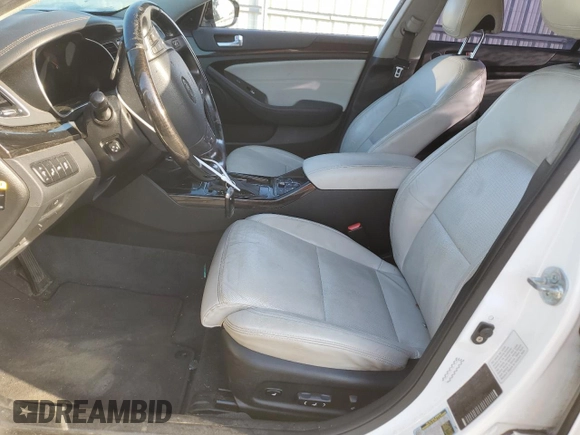 2014 Kia Cadenza Premium with VIN KNALN4D76E5139862, listed as a Copart auction lot 64353874 with 168,082 mi miles and Salvage Title. Bid and sale history available at carsss.com. Image 7.