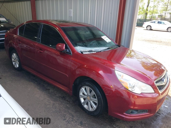 2012 Subaru Legacy 2.5i Premium with VIN 4S3BMBG68C3022740, listed as a IAAI auction lot 42108467 with 175,216 mi miles. Bid and sale history available at carsss.com. Image 1.