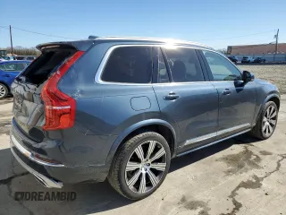2021 Volvo XC90 Inscription with VIN YV4A22PLXM1697040, listed as a Copart auction lot 45976255 with 52,039 mi miles and Salvage title. Bid and sale history available at DreamBid. Image 3.