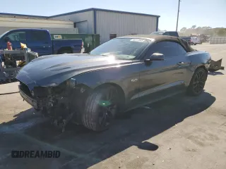 2017 Ford Mustang GT Premium with VIN 1FATP8FF3H5264059, listed as a Copart auction lot 48777845 with 56,436 mi miles and Salvage Title. Bid and sale history available at carsss.com. Image 1.