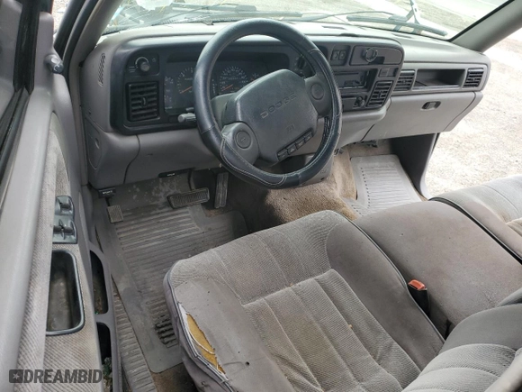 1995 Dodge Ram 1500 with VIN 1B7HC16Y3SS361081, listed as a Copart auction lot 48128815 with 282,940 mi miles and Salvage Title. Bid and sale history available at carsss.com. Image 8.