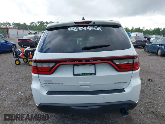 2015 Dodge Durango Limited with VIN 1C4RDJDGXFC947109, listed as a IAAI auction lot 39715331 with 152,655 mi miles and . Bid and sale history available at carsss.com. Image 16.