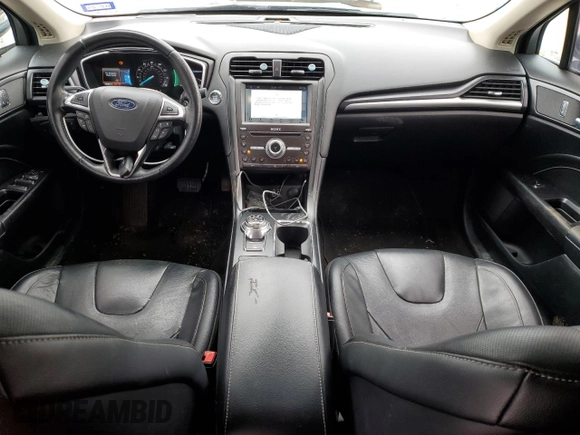 2019 Ford Fusion Titanium with VIN 3FA6P0D99KR117213, listed as a Copart auction lot 46450585 with 128,868 mi miles and Salvage Title. Bid and sale history available at carsss.com. Image 8.