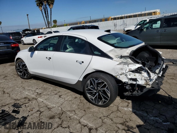 2024 Hyundai Ioniq 6 SEL z VIN KMHM34AA3RA062583, wystawiony jako Copart lot #48213975 z przebiegiem 19 623 mil mil oraz Szkoda całkowita • Salvage title. Historia ofert i sprzedaży dostępna na DreamBid. Obrazek 2.