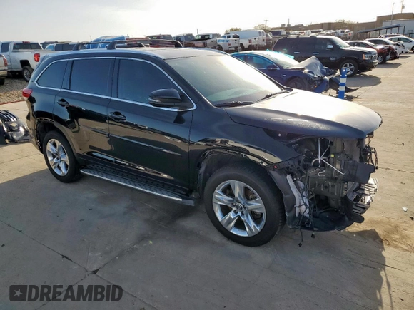 2018 Toyota Highlander Limited with VIN 5TDYZRFH0JS277515, listed as a Copart auction lot 46104095 with 116,848 mi miles and Clean title. Bid and sale history available at DreamBid. Image 4.