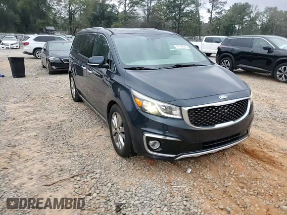 2016 Kia Sedona SX-L with VIN KNDME5C12G6118059, listed as a Copart auction lot 47723945 with 177,391 mi miles and Salvage Title. Bid and sale history available at carsss.com. Image 11.