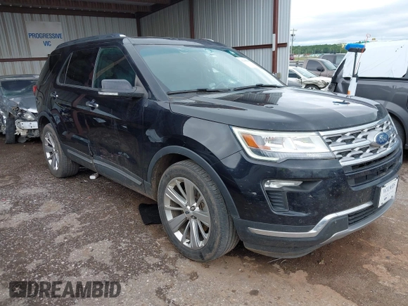 2019 Ford Explorer Limited with VIN 1FM5K7F83KGA40505, listed as a IAAI auction lot 42348185 with 130,130 mi miles and . Bid and sale history available at DreamBid. Image 1.