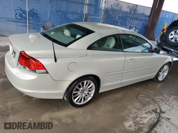 2007 Volvo C70 with VIN YV1MC68217J018765, listed as a Copart auction lot 47298865 with 120,092 mi miles and Non Repairable. Bid and sale history available at carsss.com. Image 3.