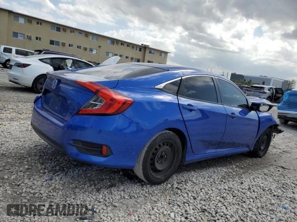 2018 Honda Civic Sedan LX with VIN 19XFC2F50JE020533, listed as a Copart auction lot 52881175 with 112,549 mi miles and Salvage Title. Bid and sale history available at carsss.com. Image 3.
