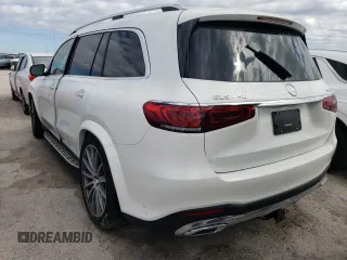 2022 Mercedes-Benz GLS with VIN 4JGFF5KE5NA706618, listed as a Copart auction lot 61918582 with 0 mi miles. Bid and sale history available at carsss.com. Image 3.