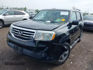 2014 Honda Pilot EX-L with VIN 5FNYF4H5XEB011816, listed as a IAAI auction lot 42165791 with 118,366 mi miles and . Bid and sale history available at carsss.com. Image 2.