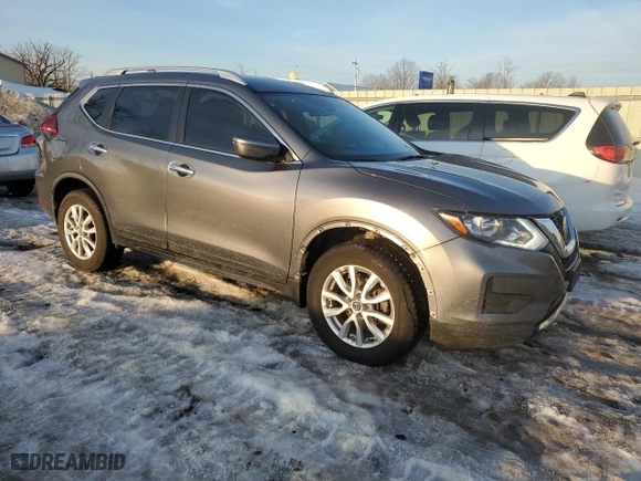 2020 Nissan Rogue SV with VIN JN8AT2MV5LW105636, listed as a Copart auction lot 48479195 with 52,885 mi miles and Salvage Title. Bid and sale history available at carsss.com. Image 4.