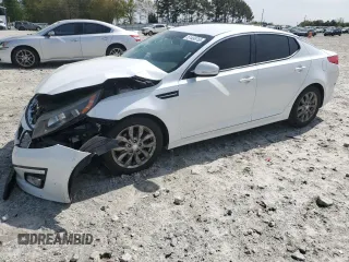 2015 Kia Optima EX with VIN 5XXGN4A74FG422718, listed as a Copart auction lot 51438755 with 148,141 mi miles and Salvage title. Bid and sale history available at DreamBid. Image 1.