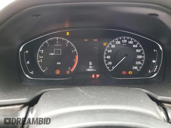 2019 Honda Accord Touring with VIN 1HGCV1F93KA804401, listed as a Copart auction lot 57152815 with 140,331 mi miles and Salvage title. Bid and sale history available at DreamBid. Image 9.
