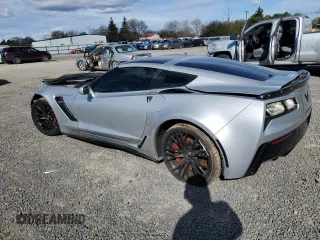 2015 Chevrolet Corvette Z06 3LZ with VIN 1G1YT2D64F5600013, listed as a Copart auction lot 81901924 with 0 mi miles and Salvage Title. Bid and sale history available at carsss.com. Image 2.