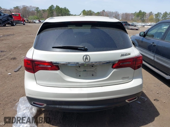 2016 Acura MDX with VIN 5FRYD4H22GB017638, listed as a IAAI auction lot 42085218 with 72,987 mi miles. Bid and sale history available at carsss.com. Image 16.