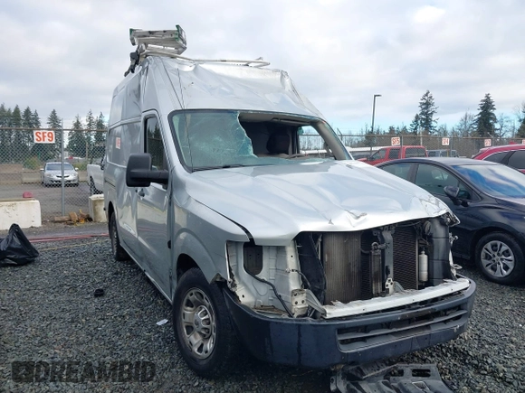 2013 Nissan NV SV with VIN 1N6AF0LXXDN111513, listed as a IAAI auction lot 41405740 with 1 mi miles. Bid and sale history available at carsss.com. Image 1.