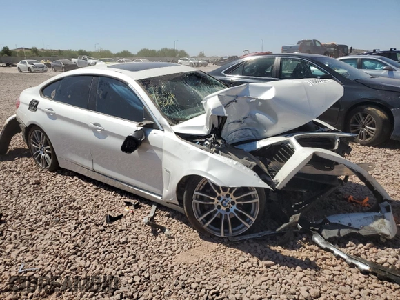 2018 BMW 4 Series 430i with VIN WBA4J1C5XJBG77414, listed as a Copart auction lot 73035384 with Not Provided miles and Salvage Title. Bid and sale history available at DreamBid. Image 4.