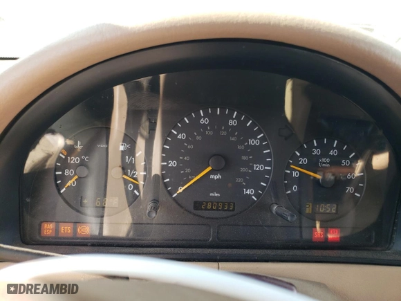 2001 Mercedes-Benz M-Class with VIN 4JGAB54E01A232428, listed as a Copart auction lot 48824905 with 280,933 mi miles and Salvage Title. Bid and sale history available at carsss.com. Image 9.