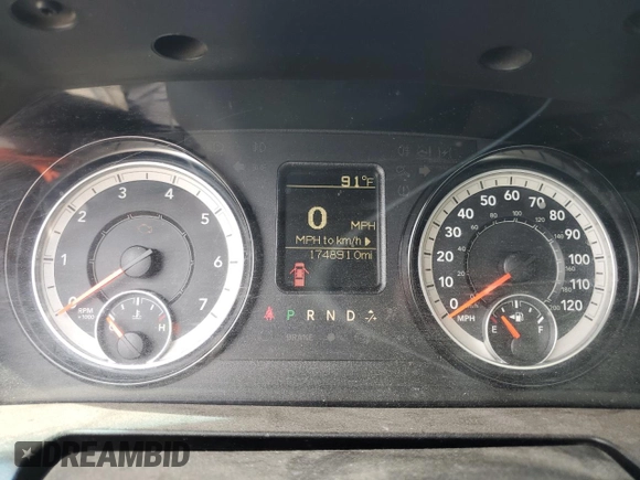 2017 Ram 1500 Tradesman with VIN 3C6JR6AG2HG791672, listed as a Copart auction lot 60555785 with 174,891 mi miles and Clean title. Bid and sale history available at DreamBid. Image 9.