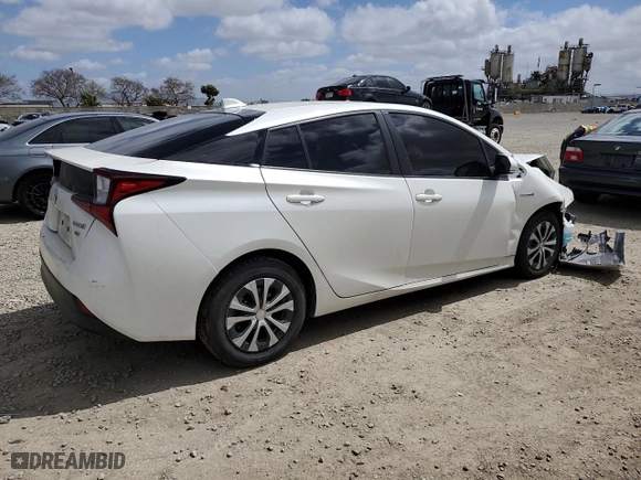 2020 Toyota Prius L Eco with VIN JTDKARFU3L3122858, listed as a Copart auction lot 51014035 with 99,110 mi miles and Salvage Title. Bid and sale history available at carsss.com. Image 3.