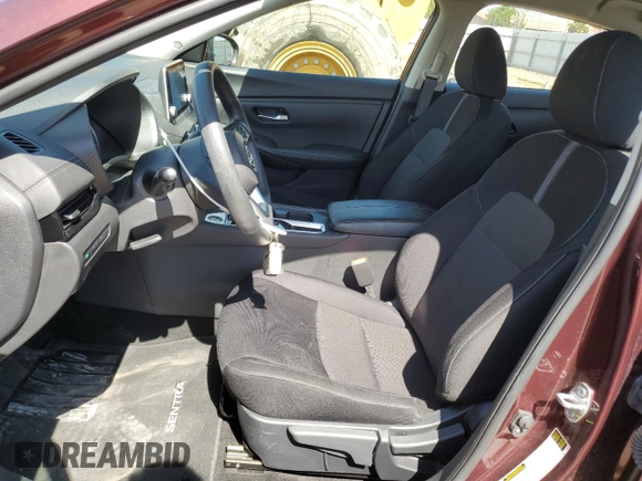 2024 Nissan Sentra SV with VIN 3N1AB8CV1RY337612, listed as a Copart auction lot 54198455 with 21,141 mi miles and Clean Title. Bid and sale history available at DreamBid. Image 7.