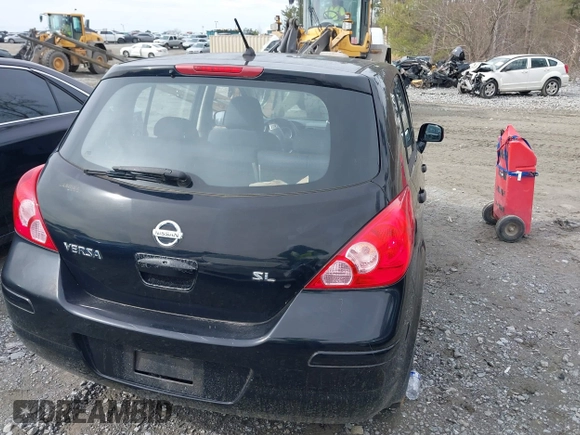 2008 Nissan Versa 1.8 S with VIN 3N1BC13E28L418722, listed as a IAAI auction lot 41836195 with 174,152 mi miles. Bid and sale history available at carsss.com. Image 4.