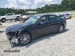 2015 Infiniti Q50 with VIN JN1BV7AR6FM393135, listed as a Copart auction lot 61558595 with 163,148 mi miles and Salvage title. Bid and sale history available at DreamBid. Image 1.