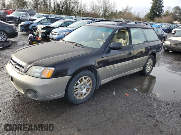 2001 Subaru Legacy Outback L.L. Bean with VIN 4S3BH806017671374, listed as a Copart auction lot 86381044 with 185,696 mi miles and Clean title. Bid and sale history available at DreamBid. Image 1.