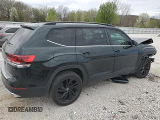 2022 Volkswagen Atlas SE with VIN 1V2JP2CA6NC510468, listed as a Copart auction lot 50455315 with 42,009 mi miles and Salvage title. Bid and sale history available at DreamBid. Image 3.