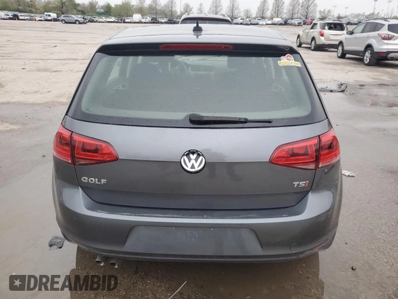 2016 Volkswagen Golf TSI SE z VIN 3VW217AU6GM043584, wystawiony jako Copart lot #51722765 z przebiegiem Nie podano mil oraz Czysty tytuł • Clean title. Historia ofert i sprzedaży dostępna na DreamBid. Obrazek 6.