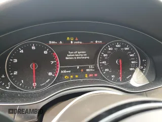 2015 Audi A7 Premium Plus with VIN WAUWGAFC2FN016867, listed as a Copart auction lot 57222335 with 86,014 mi miles and Salvage title. Bid and sale history available at DreamBid. Image 9.