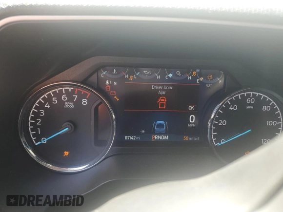 2021 Ford F-150 XL with VIN 1FTFW1E58MFB02149, listed as a Copart auction lot 60213045 with 117,142 mi miles and Salvage title. Bid and sale history available at DreamBid. Image 9.