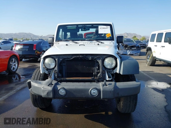 2013 Jeep Wrangler Sport with VIN 1C4AJWAG6DL691801, listed as a IAAI auction lot 42280497 with 113,989 mi miles and . Bid and sale history available at DreamBid. Image 13.
