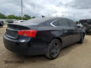 2017 Chevrolet Impala LS with VIN 2G11X5SA5H9156385, listed as a Copart auction lot 70059334 with 143,328 mi miles and Salvage title. Bid and sale history available at DreamBid. Image 3.