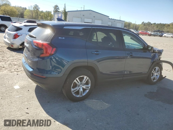 2020 GMC Terrain SLE z VIN 3GKALTEV2LL196083, wystawiony jako Copart lot #49717925 z przebiegiem 64 773 mil mil oraz Szkody całkowita. Historia ofert i sprzedaży dostępna na DreamBid. Obrazek 3.