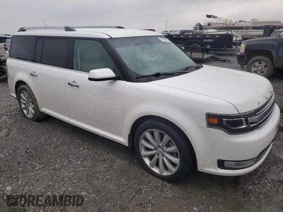 2018 Ford Flex Limited with VIN 2FMGK5D87JBA00384, listed as a Copart auction lot 89132805 with Not Provided miles and Salvage Title. Bid and sale history available at carsss.com. Image 4.