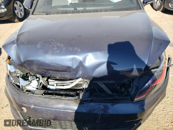 2019 Volkswagen Golf GTI S with VIN 3VW5T7AU1KM023789, listed as a Copart auction lot 70594764 with 0 mi miles and Salvage Title. Bid and sale history available at carsss.com. Image 11.