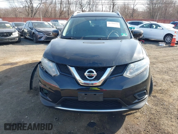 2016 Nissan Rogue SV with VIN KNMAT2MV4GP727768, listed as a IAAI auction lot 41794234 with 76,139 mi miles. Bid and sale history available at carsss.com. Image 12.