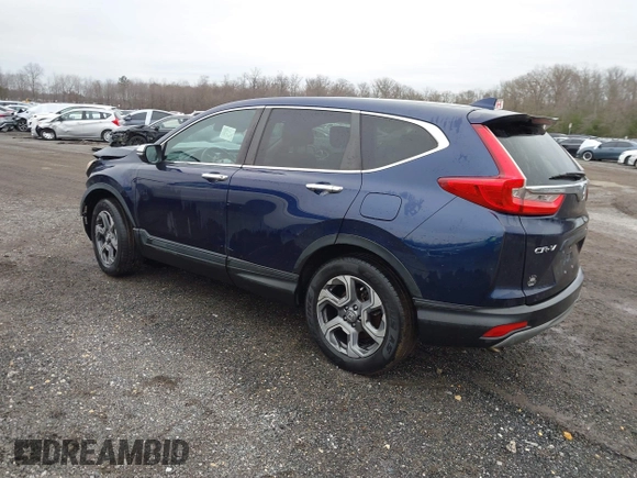 2019 Honda CR-V EX with VIN 2HKRW2H54KH630921, listed as a IAAI auction lot 41366277 with 103,075 mi miles and . Bid and sale history available at DreamBid. Image 3.