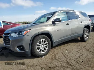 2018 Chevrolet Traverse LT Cloth z VIN 1GNEVGKW2JJ117938, wystawiony jako Copart lot #55129175 z przebiegiem 178 798 mil mil oraz Czysty tytuł • Clean title. Historia ofert i sprzedaży dostępna na DreamBid. Obrazek 1.