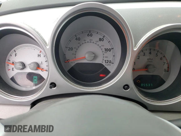 2007 Chrysler PT Cruiser Touring with VIN 3A8FY58B07T527645, listed as a Copart auction lot 58955135 with 85,537 mi miles and Salvage title. Bid and sale history available at DreamBid. Image 9.