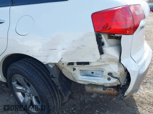 2007 Acura MDX Tech Pkg with VIN 2HNYD28327H509587, listed as a IAAI auction lot 41854884 with 168,082 mi miles. Bid and sale history available at carsss.com. Image 6.