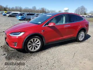 2019 Tesla Model X 75D with VIN 5YJXCBE20KF151193, listed as a Copart auction lot 52478715 with 54,638 mi miles and Salvage Title. Bid and sale history available at carsss.com. Image 1.