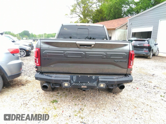 2017 Ford F-150 Raptor with VIN 1FTFW1RG8HFA31164, listed as a IAAI auction lot 42125542 with 164,745 mi miles and . Bid and sale history available at carsss.com. Image 16.