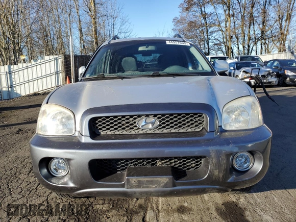 2003 Hyundai Santa Fe GLS with VIN KM8SC73D93U534436, listed as a Copart auction lot 44957605 with 123,519 mi miles and Salvage Title. Bid and sale history available at carsss.com. Image 5.