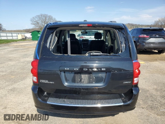 2013 Dodge Grand Caravan Crew with VIN 2C4RDGDG8DR741455, listed as a Copart auction lot 54420055 with 93,391 mi miles and Non Repairable. Bid and sale history available at DreamBid. Image 6.